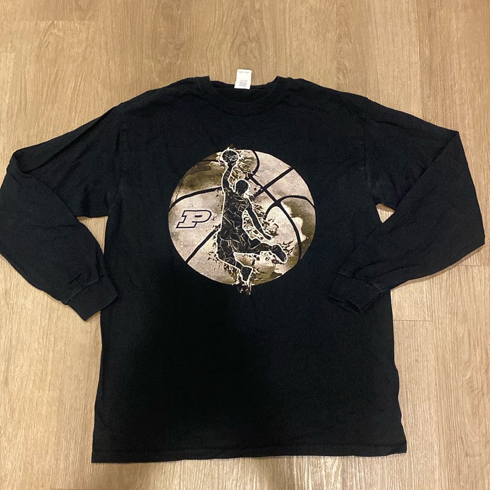 Purdue Boilermakers basketball Long sleeve T shirt - Medium